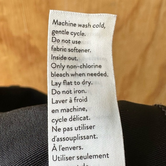 Spanx Leather-Like Jogger Pant Black Faux Leather Pocket High Waist 20283R - Picture 10 of 14